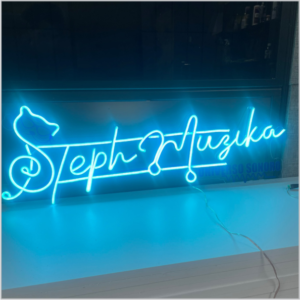 avisos en neon flex personalizados - letreros en neon flex personalizados